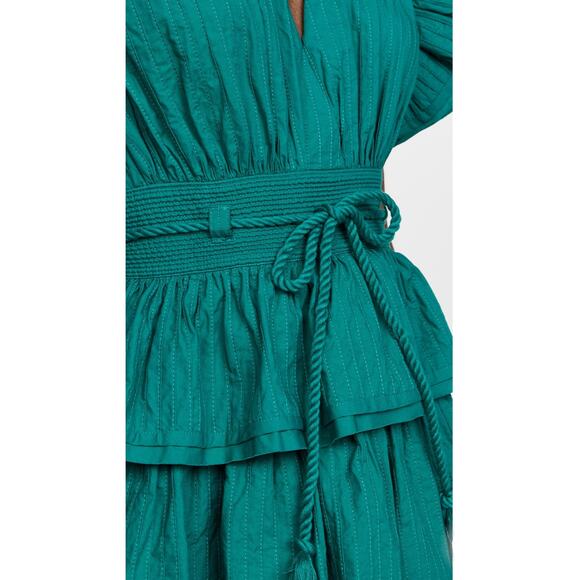 Ulla Johnson Camilla Mini Dress Size 6 Boho Ruffle Sleeveless Designer Style - Picture 3 of 10
